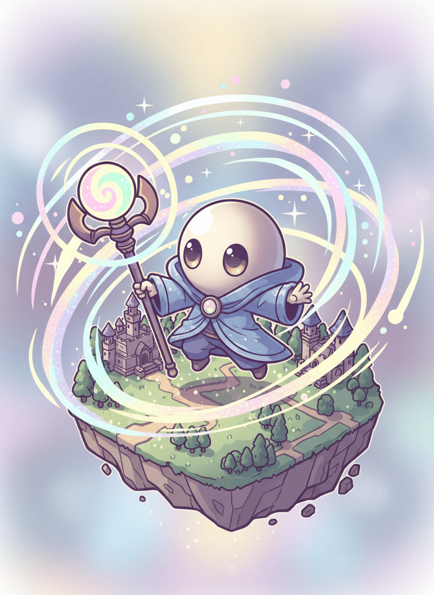 Chibi mage battle