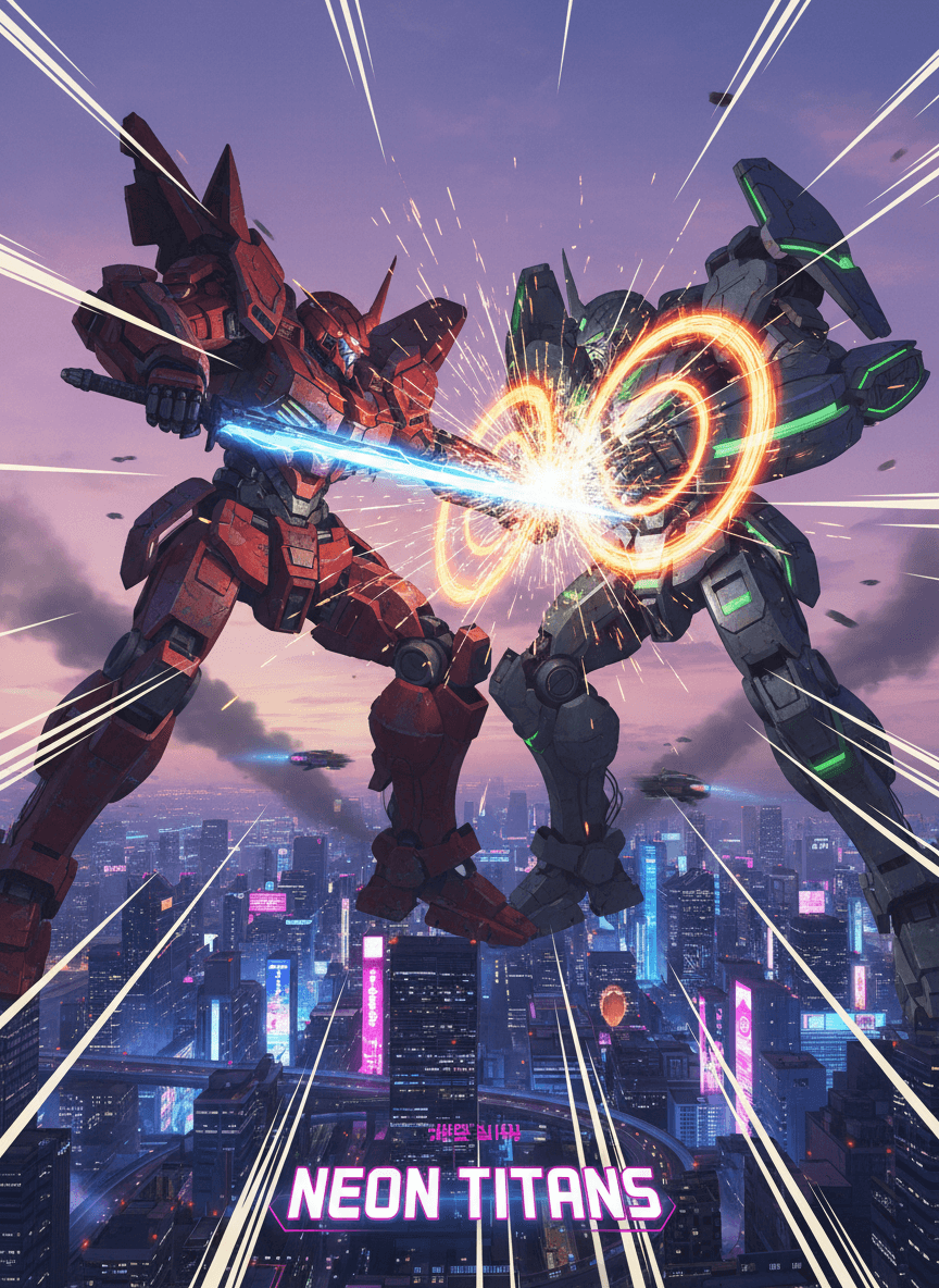 Mecha duel skyline