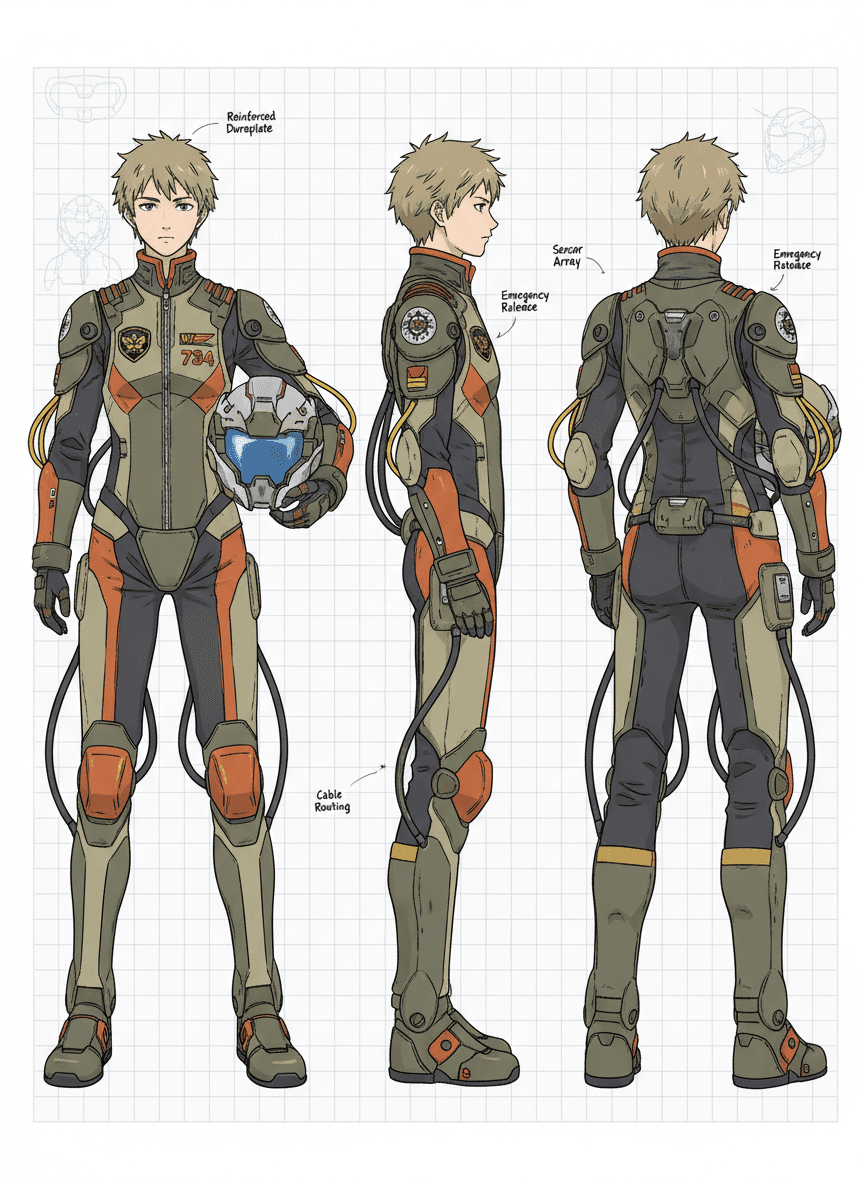 Mecha pilot turnaround