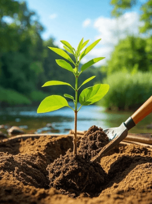 Planting a sapling